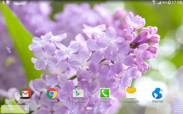 Lilac Live Wallpaper android App screenshot 0